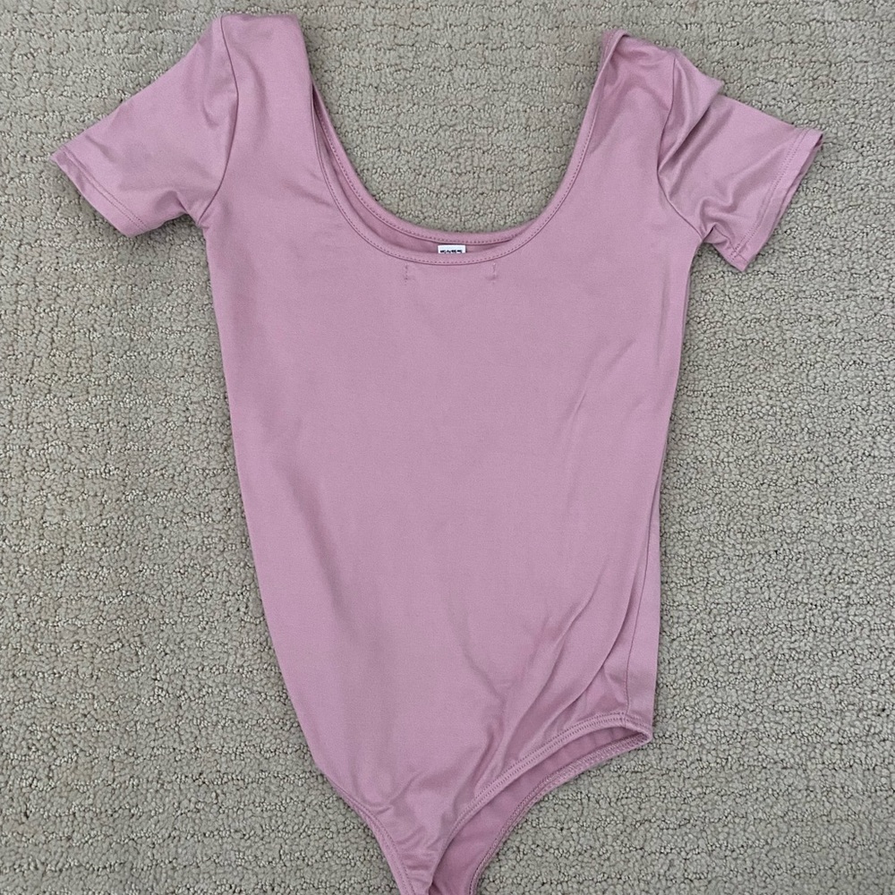 pink bodysuit